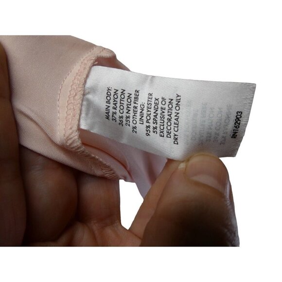 Rachel Parcell Pink Lace Sheath Dress Size XL Romantic Spring Easter Wedding - Picture 7 of 11